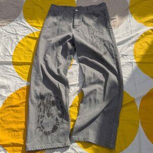 Sia Arnika gray goth print jeans